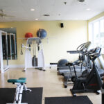 Image of the elliptical cardio machine, treadmill, and bike