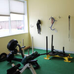 Image of the weight sled and back raise machines
